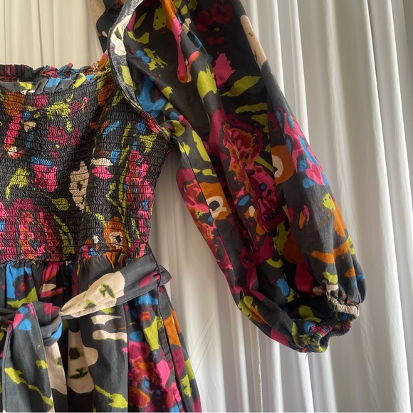 Cleobella Kira mini dress in garden floral - Picture 6 of 13